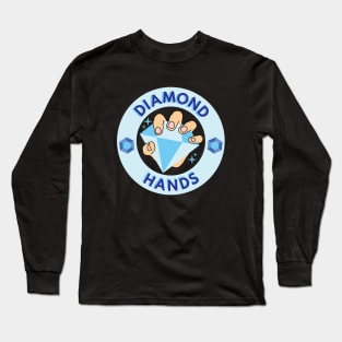 Diamond Hands HODL Long Sleeve T-Shirt